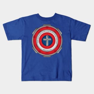 Captain Shield of Faith Kids T-Shirt